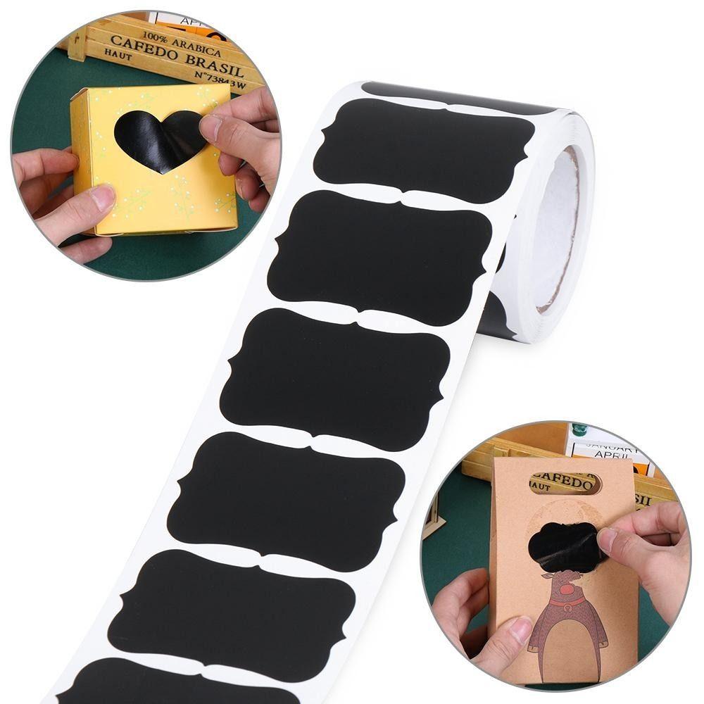 120Pcs/Roll PVC Blackboard Stickers Removable Chalkboard Stickers Chalkboard Labels Home & Kitchen