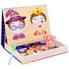 Fun Cartoon Magnetic Puzzle Educational Toys Intellectual Development Toys Creative Puzzle Children's Wooden Puzzle