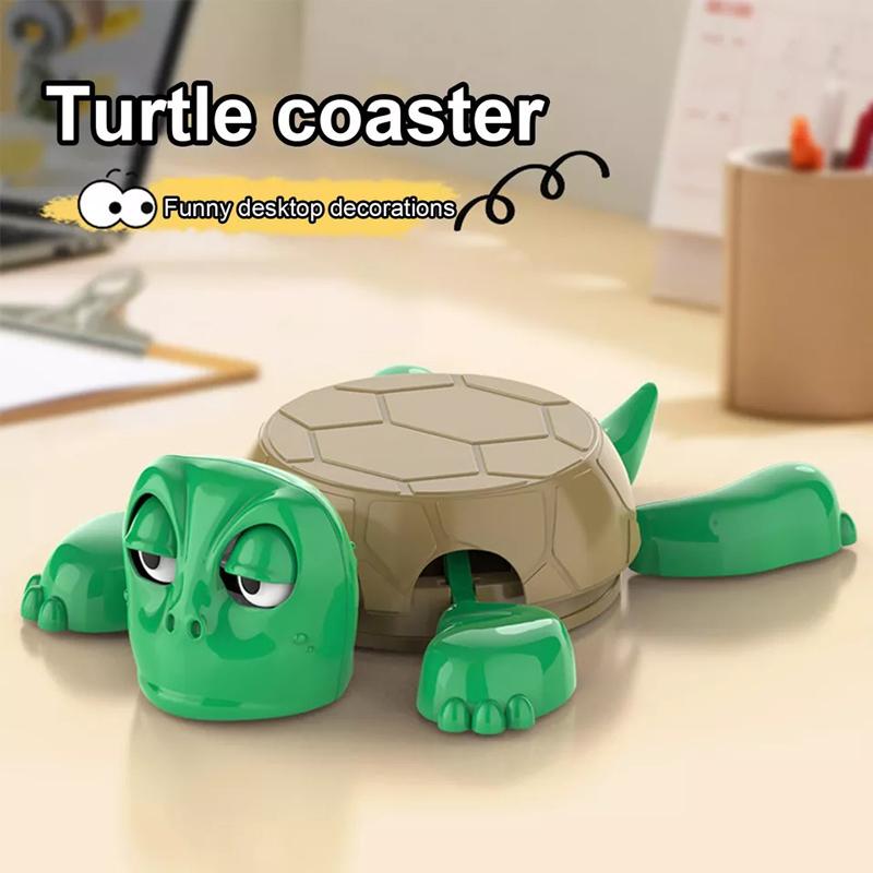Забавные подставки под стаканы с черепахами, прижимающие корпус, широкоглазая черепаха, теплоизоляционный коврик для чашки, милый держатель для чашки, украшение для домашнего офиса и рабочего стола