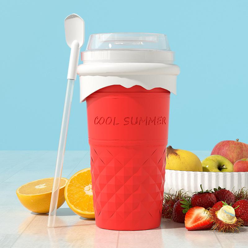Portable Ice Crushing Cup for Juices and Frozen Drinks, Big and Small Blending Anywhere