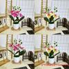 Butterfly Orchid Imitation Flower Set For Home Interior And Outdoor Garden Decoration
