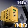 145 Вт быстрая зарядка телефонов зарядное устройство PD USB зарядное устройство адаптер 3 порта EU/US/UK вилка настенный адаптер для iPhone Xiaomi Samsung