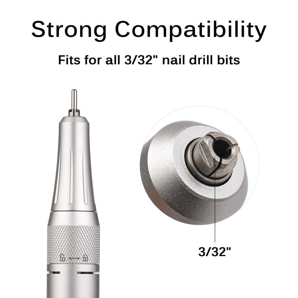 Nail Drill Machine Kit Electric Nail Drill Polish Kit 35000RPM Nail Drill Pen Nail File Manicure