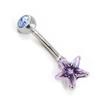Les Trésors De Lily [H9417] — Пирсинг «Звезда» лавандового цвета.