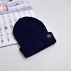 Autumn and Winter Sticker Smiley Face Knitted Hat Couple Versatile Casual Wool Hat, Han Fan Fashion Pullover Warm Hat