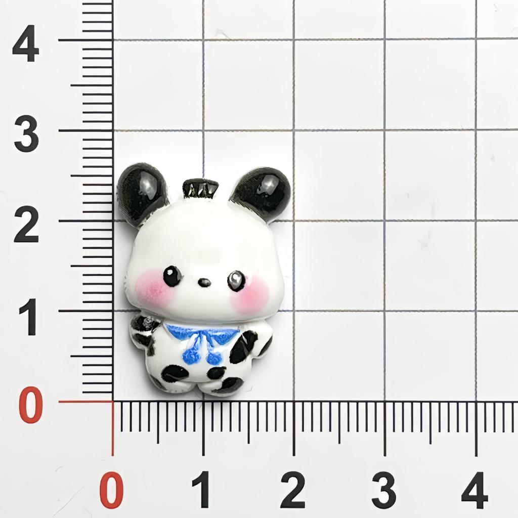 Sanrio Cartoon Glossy Photo Cards & Resin Ornaments DIY Kit: Cream Glue, Refrigerator & Phone Stickers, Keychain Decorative Materials