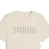 Puma Дышащая мягкая удобная футболка с круглым вырезом и коротким рукавом для мужчин, цвет Off-White 688934-87