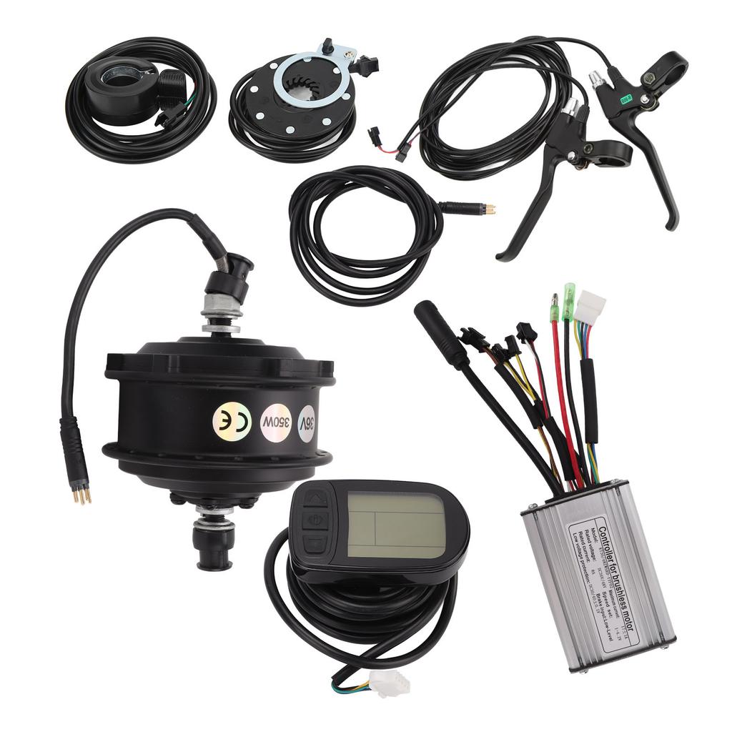 Комплект для переоборудования горного велосипеда 36 В 350 Вт, модифицированный мотор переднего привода для горного велосипеда, электровелосипеда, подходит для 26-дюймового