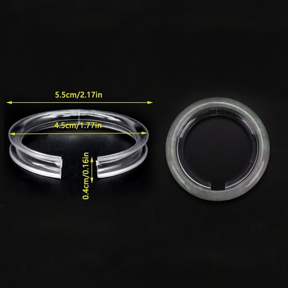 10 Pcs Round Bracelet Display Stand Acrylic Bangle Organizer Rack Bracelet Rack Stand Display  Women