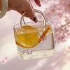 Transparent Fruit Wine Glass Funny Cold Drink Cup Hydroponic Flower Basket Glass Vase  Cafe