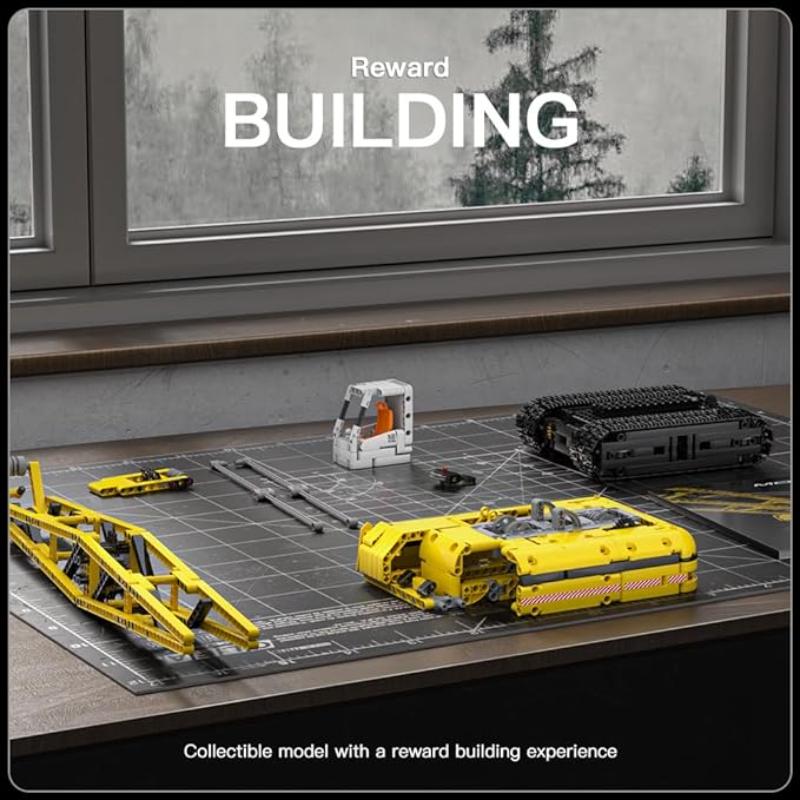 MOULD KING 15069 и 15070 MK, строительные наборы для гусеничного крана, строительные блоки, модель строительной техники с мотором, подарочная игрушка для детей от 8 лет (1292+ штук)