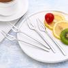 304 Stainless Steel Fruit Fork Coffee Spoon Two Tooth Food Fork Dessert Spoon Tableware