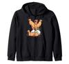 Cool Mexican Wrestling Luchador Libre Mask Funny Wrestler Zip Hoodie
