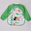 Baby Feeding Feeding Apron Thin Style Long Sleeve Baby Reverse Dressing Drawing Clothes Waterproof Bib