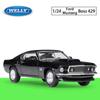 Welly 1:24 Scale 1969 Ford Mustang Boss 429 Alloy Car Model Diecasts Metal Toy Vehicles Car Model High Simulation Collection Childrens Gifts