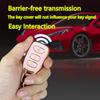 Чехол для брелока Hyundai Smart Key с брелоком Подходит для Hyundai Elantra Sonata Kia Forte Optima Spectra Кейс для ключа (4-кнопочный-розовый)