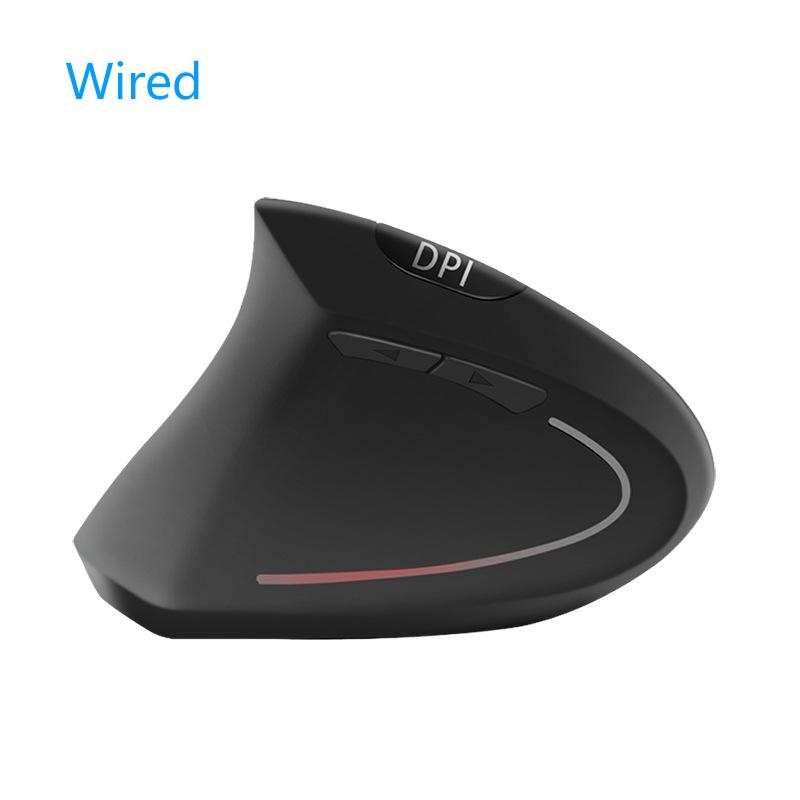 Вертикальная компьютерная мышь с беспроводной зарядкой пяти поколений, левая компьютерная мышь, беспроводная мышь, левая мышь