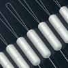Fishing Stopper Fishing Space Beans Anti-wrapped Beans Oval Straight Column Fishing Bobber Float