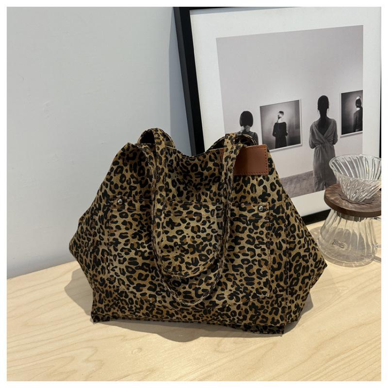 Tooxika Ретро Леопардовая сумка через плечо Новая простая сумка для поездок на работу через подмышку