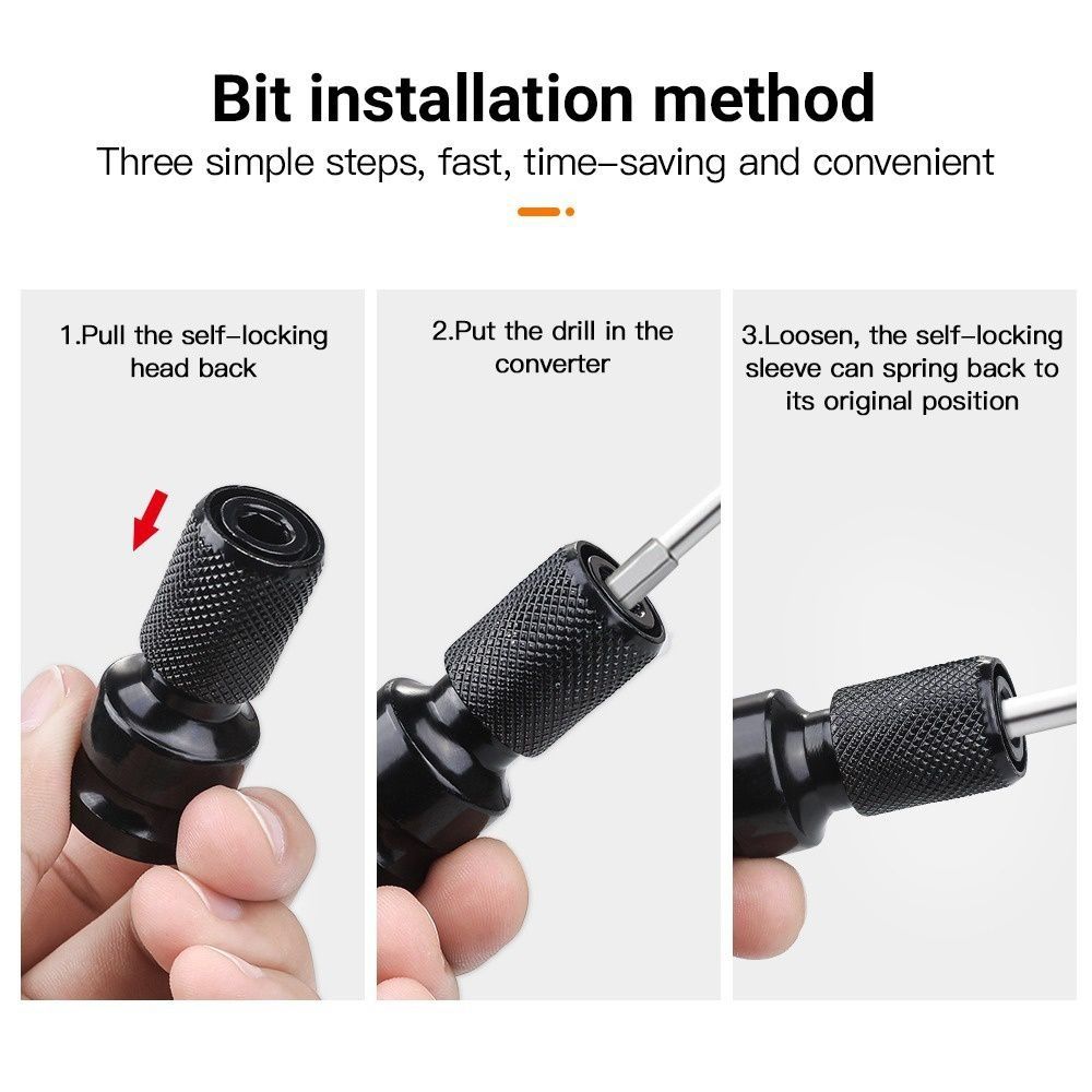 Телескопический гаечный ключ Адаптер привода Переходник для сверлильного патрона Адаптер с шестигранным гнездом Адаптер для адаптивного гаечного ключа