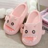 Летние тапочки с рисунком маленького дьявола для женщин и мужчин, милые повседневные удобные домашние сандалии для ванной комнаты, мягкие, забавные для пары