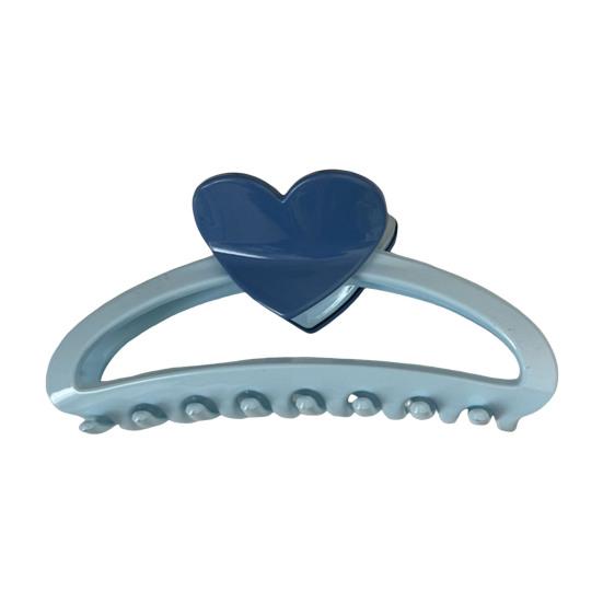 Hair Claw, Heart Design Hair Clip for Women, Stable Grip Back Head Hair Claw for Various Hairstyles Daily Wear Special Occasions