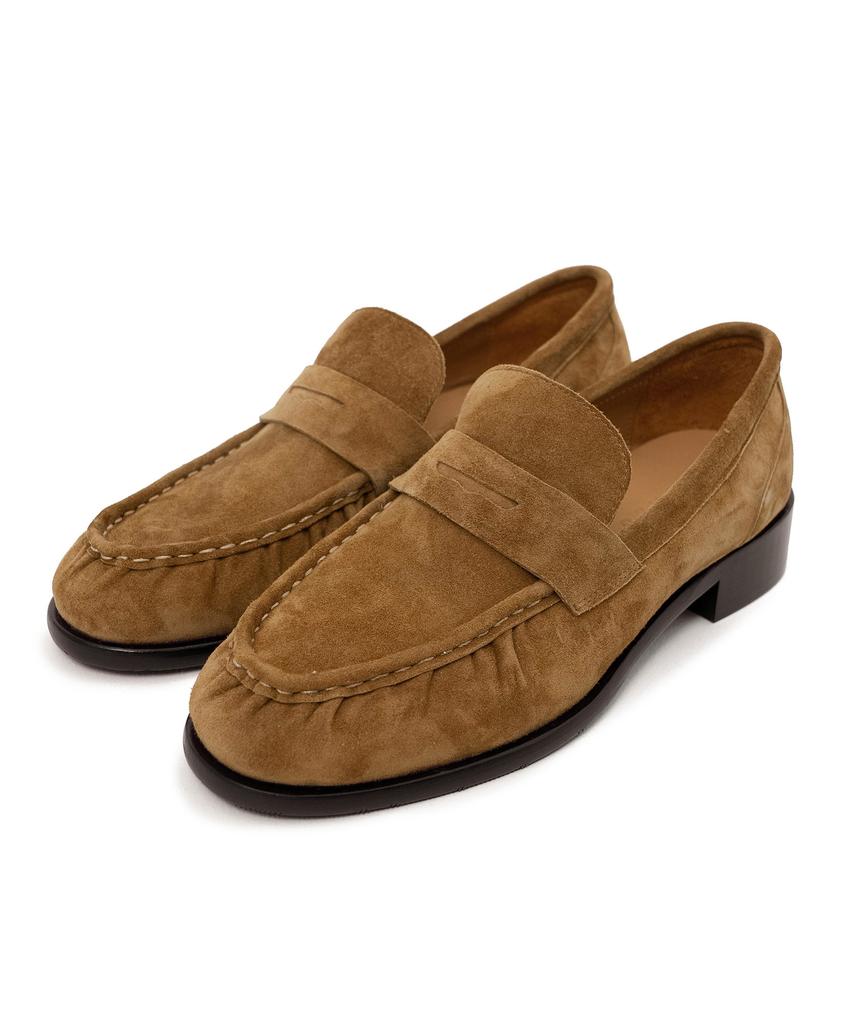 Siyazu Siac3096 Suede Classic Loafers_Camel