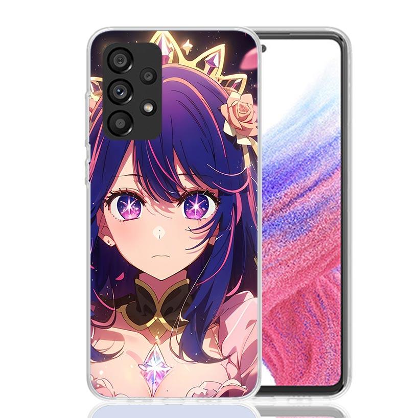 Чехол для телефона Oshi No Ko для Samsung Galaxy A52 A32 A22 A12 A02S A50S A30S A51 A31 AA71 Note 20 Ultra 10 S10 Plus Galaxy A52 A42 A3
