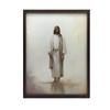 Prayer In Silence - Jesus Prayer In Silence - Jesus, 30X40 Cm, Gold Aluminum Frame, 230 Gsm Matte Paper