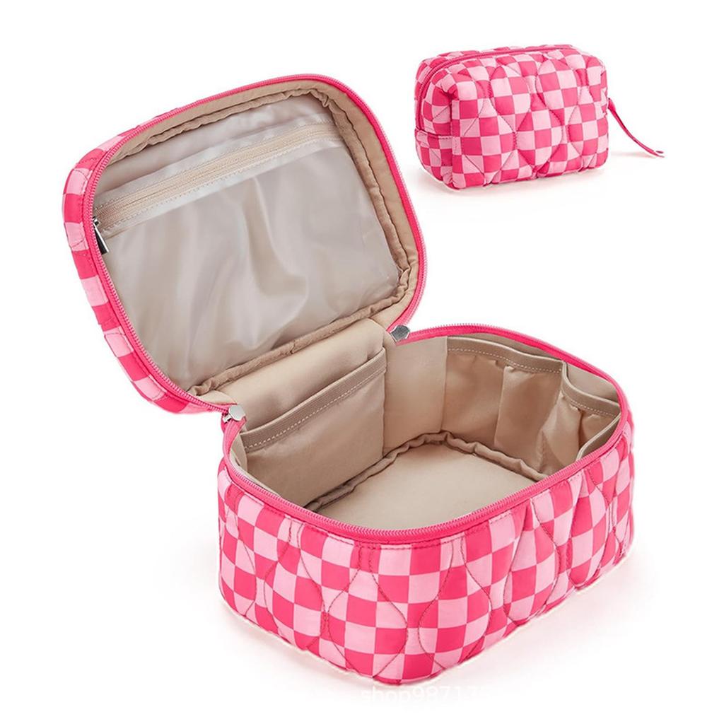 BAGSMART Женская портативная косметичка большой вместимости для путешествий, сумка для мытья, сумка для хранения косметики, высокий индекс внешнего вида