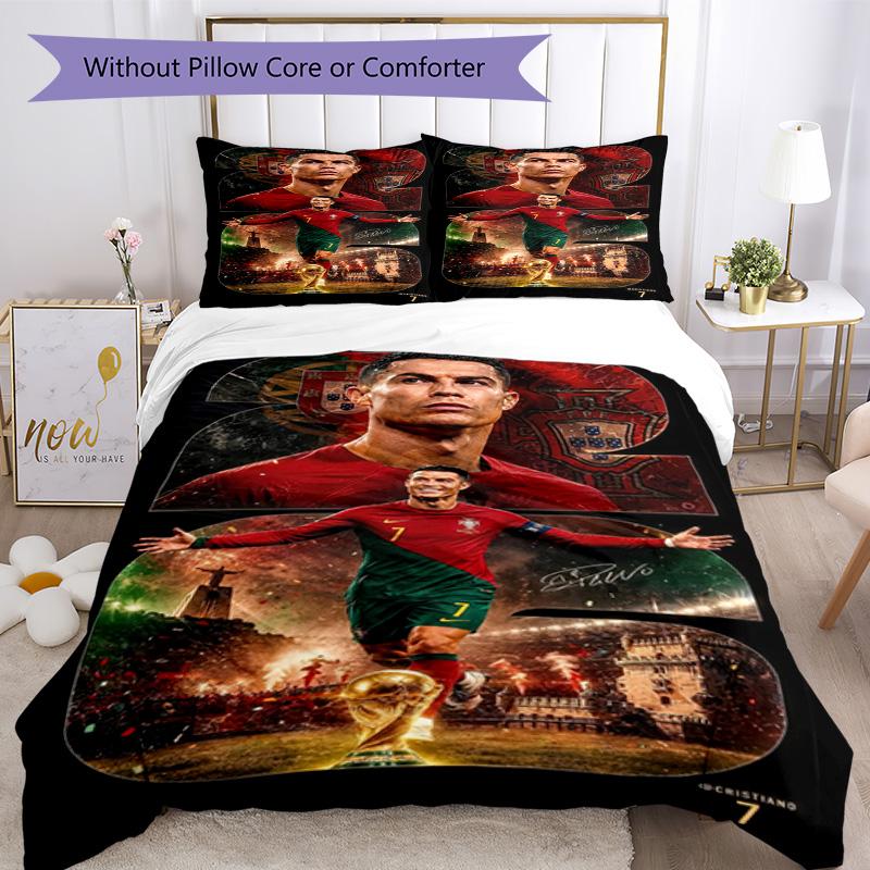 Cristiano Ronaldo Bedding Set Breathable Duvet Cover With Pillowcases Home Decoration Birthday Gift
