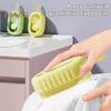 Щетка для стирки бытового моющего средства Push-type Comfort Grip Щетка для стирки с дозатором жидкости Аксессуары для ванной