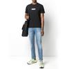 STONE ISLAND Мужская футболка с коротким рукавом, круглым вырезом и принтом букв Черный MO74152NS55-V0029