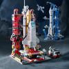 Toylinx Launch Center Lunar Lander Model Building Blocks Spaceship Spaceport Figure Shuttle Rocket Bricks Construction Toys