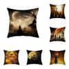 Halloween Theme Pillow Cover Sofa Cushion Cover Holiday Gift Party Decor Home Decor
