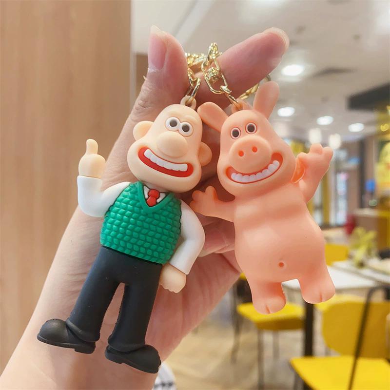 Cute Animal Lamb Keychain Sheep A Sheep Doll Bag Pendant Key Women's Beautifully Jewelry Car Phone Keychain Birthday Gift