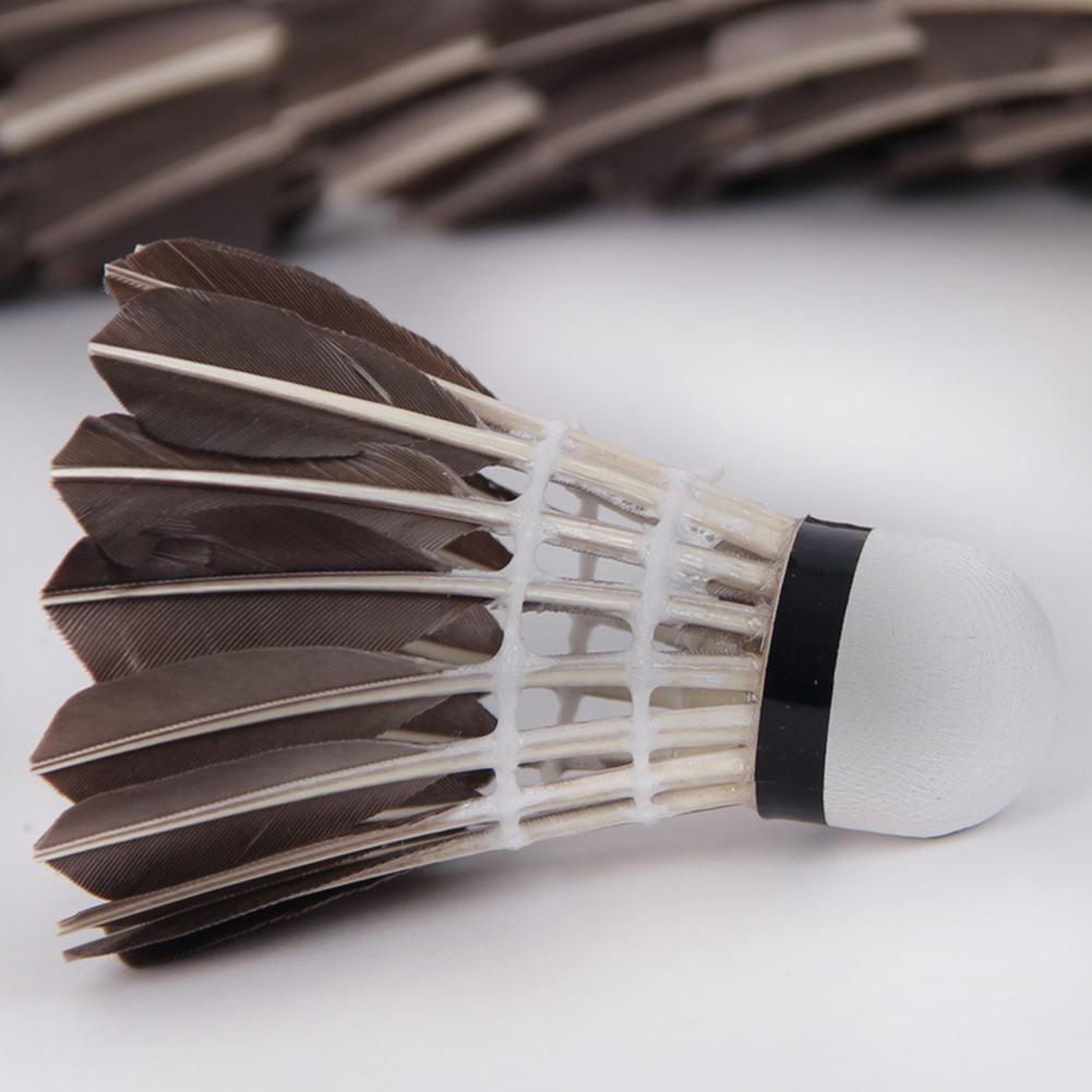 Feather Badminton Shuttlecocks High Speed Training Badminton Birdies Balls
