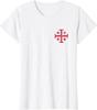 2025 Knight's Templar Jerusalem Cross Kingdom of Jerusalem Men T-Shirt Short Sleeve Casual 100% Cotton O-Neck Summer TShirt