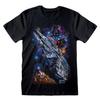 STAR WARS Unisex Adult Galaxy Ship Poster T-Shirt