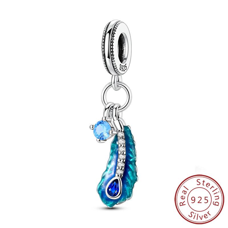 New Copper Charms Bead Penguin Owl Bow Heart Charm Fit Original Pendant Bracelet Jewelry Making For Women Gift