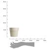 Silva Line Recycling Flower Pot Beige H12.7X14.5