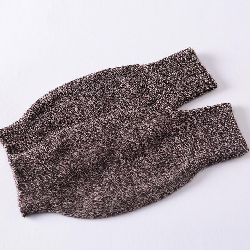 Soft And Comfortable Cashmere Women'S Half Finger Gloves - Warm Knit Wristbands Warm And Stretchy For Casual Outings