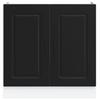 Vidaxl Szafka Pod Zlewozmywak, Kalmar, Czarna, 80X46X81,5 Cm
