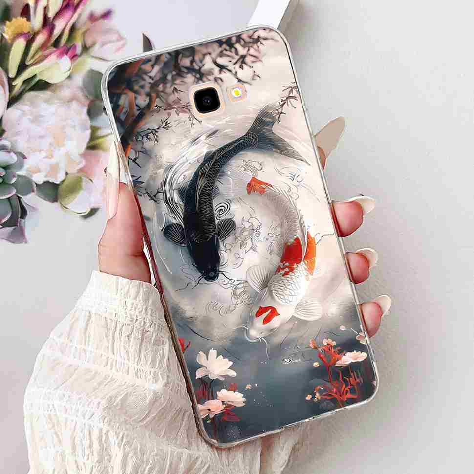 For Samsung Galaxy J4+ SM-J415F Case Luxury Butterfly Flowers Soft Silicone TPU Cover For Samsung J4+ J4 Plus Phone Shell Capa