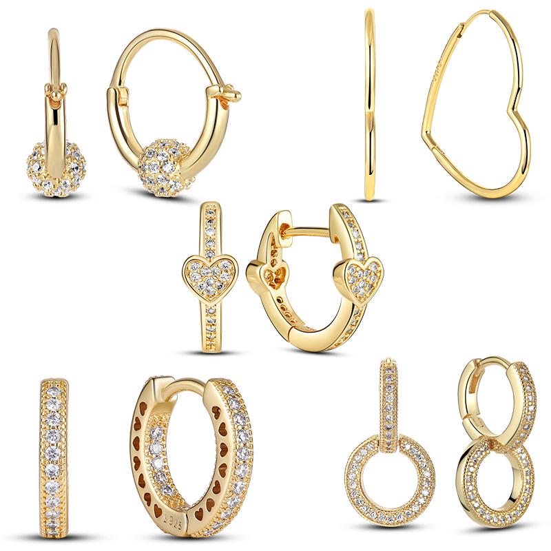 Серьги-гвоздики из натурального серебра S925 с перьями любви, оригинальные подвески-кольца для женщин и девочек, серьги-гвоздики, ювелирные изделия, подарки