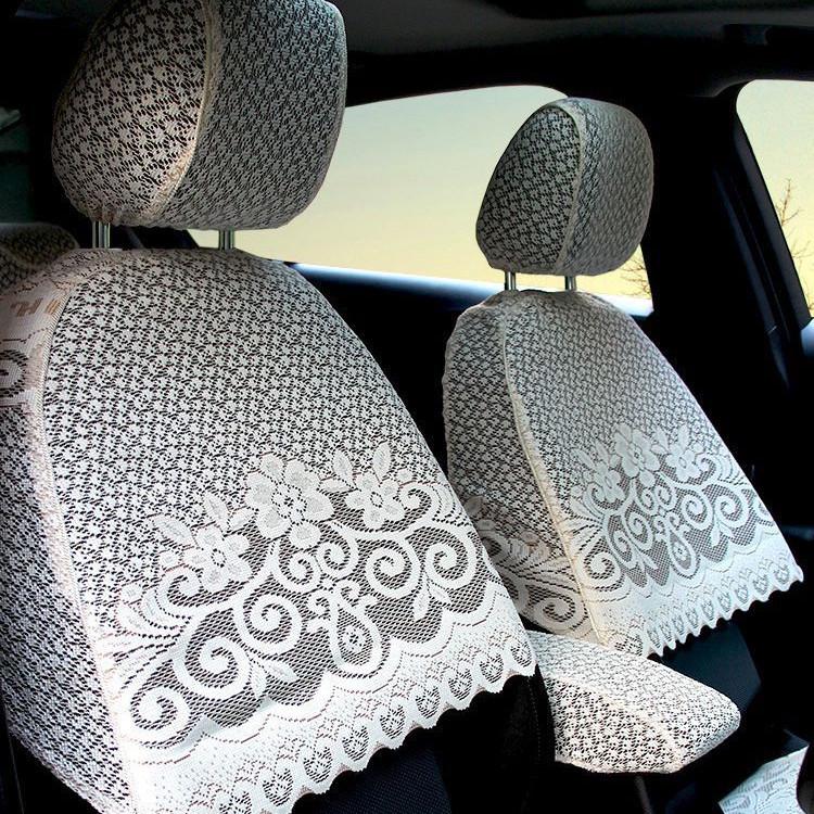 Чехол-накидка на сиденье автомобиля Toyota Corolla Lace – Высококачественный, Пятноустойчивый, Дышащий, Получехол для Модификации Автомобиля