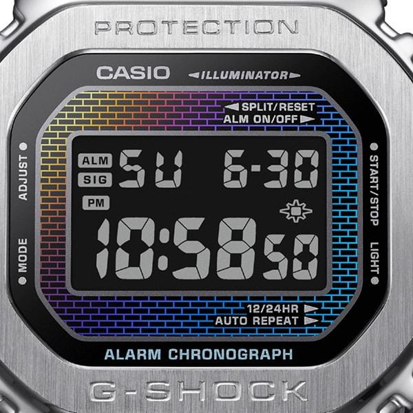 Casio Мужские часы G-SHOCK GM-5600RW-1JF [G-SHOCK Brick Pattern Design] Square Watch Black Digital