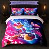 Brawl Stars Print 3Pcs Duvet Cover Set 1 Duvet Cover and 2 Pillowcases Soft Bed Linen For Household Bedroom