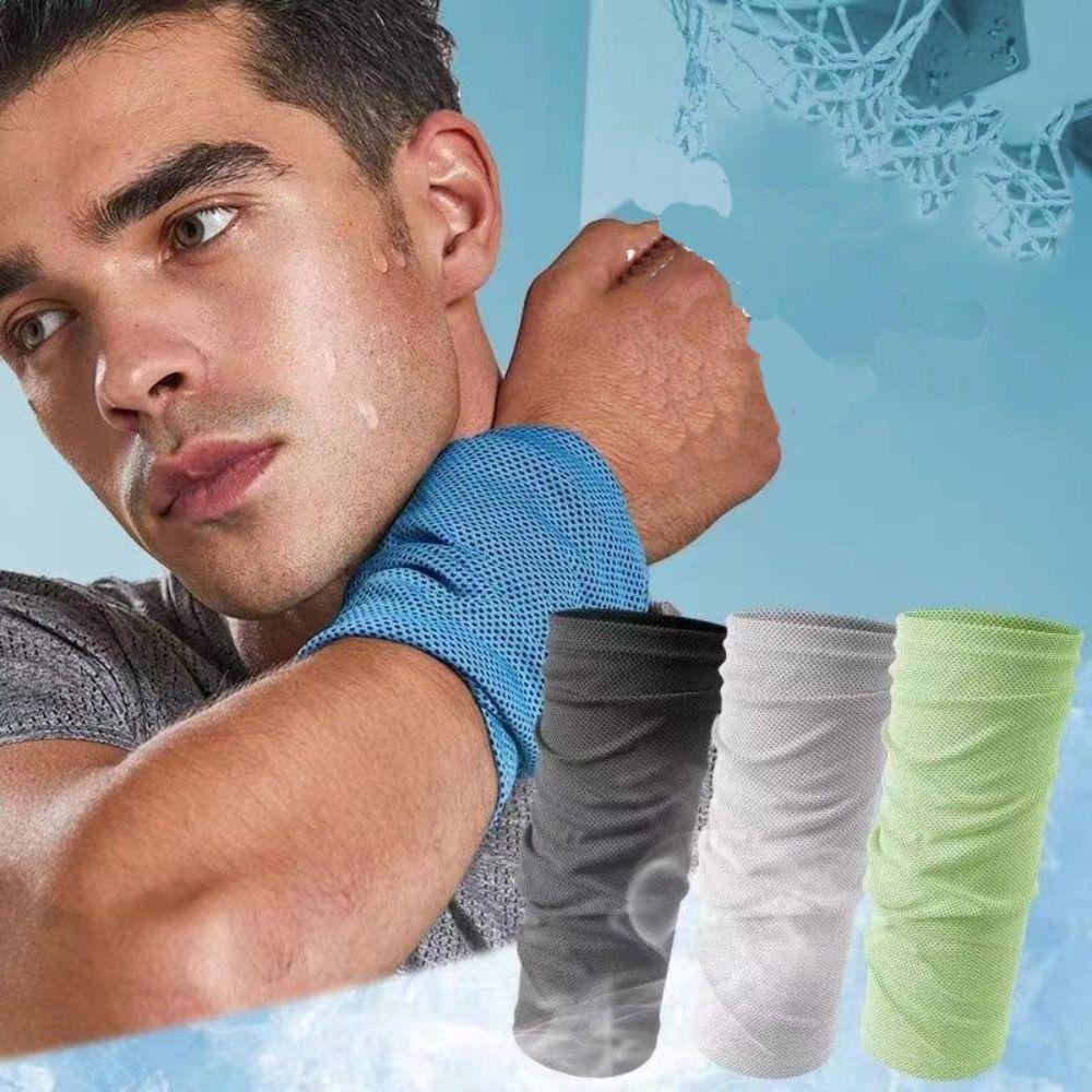 Салфетка для запястья Спортивное полотенце для запястья Пот Быстросохнущее охлаждающее полотенце Фитнес Кемпинг Бег