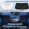 Front Windshield Sun Shade Car Window Sunshade Custom Fit Compatible with Toyota RAV4 SUV Crossover LE XLE Premium XLE Adventure Hybrid Prime 2024